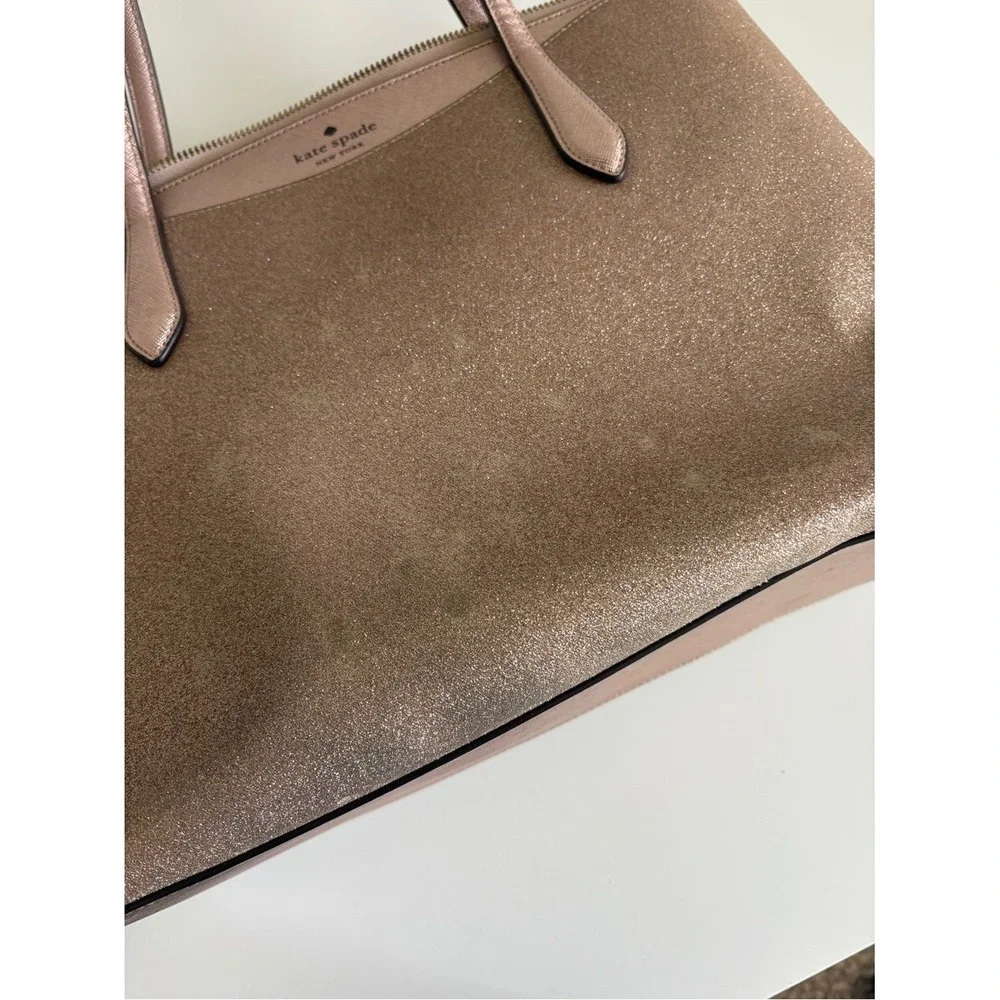 kate spade glitter tote bag‎